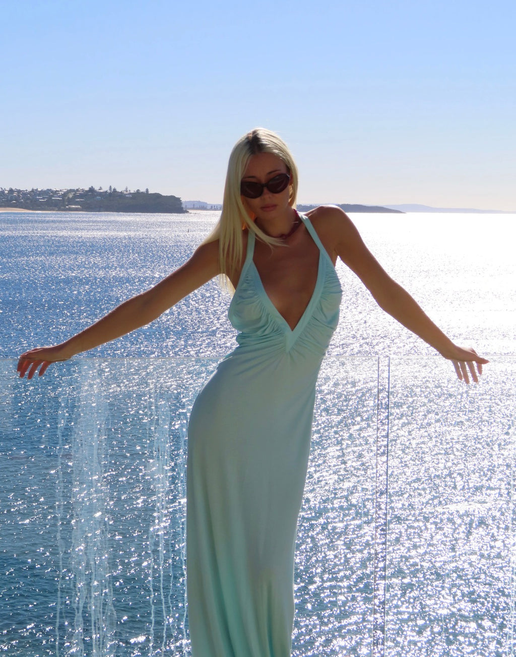 Solamusa Angelina Maxi in Aqua