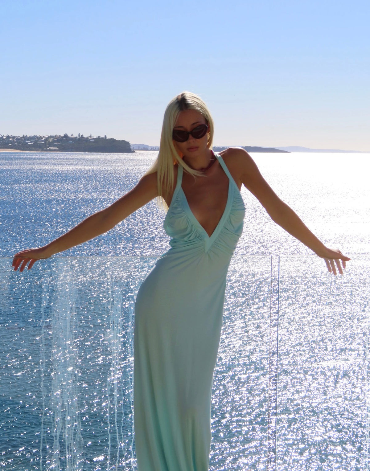 Solamusa Angelina Maxi in Aqua